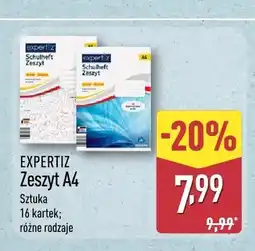 ALDI Zeszyt A4 Expertiz oferta