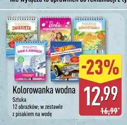 ALDI Kolorowanka wodna Zwierzęta oferta