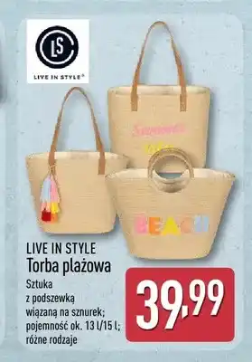 Torba plażowa LIVE IN STYLE