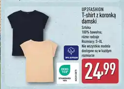 ALDI T-shirt z koronką damski UP2FASHION oferta