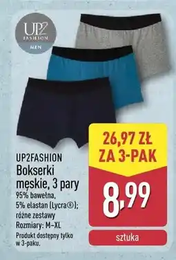 ALDI Bokserki męskie 3-pak UP2FASHION oferta