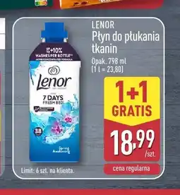 ALDI Płyn do płukania tkanin Lenor oferta
