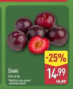 ALDI Śliwki oferta