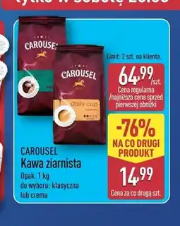 ALDI Kawa ziarnista klasyczna Carousel oferta