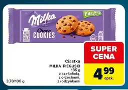 Globi Ciastka Milka Pieguski Choco Cookies z czekoladą oferta