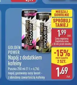 ALDI Napój z dodatkiem kofeiny Golden Power Watermelon oferta