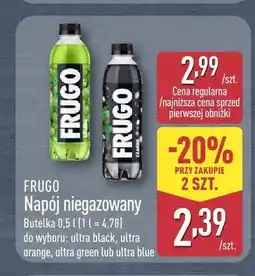 ALDI Napój niegazowany Frugo Ultra Black oferta