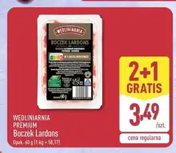 ALDI Boczek Lardons Wędliniarnia Premium oferta