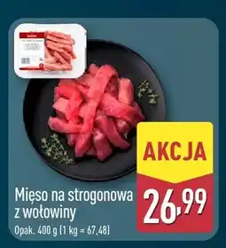 ALDI Mięso na strogonowa z wołowiny Mięsne Specjały oferta