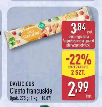 ALDI Ciasto francuskie Daylicious oferta