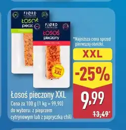 ALDI Łosoś pieczony z pieprzem cytrynowym Fjord Fiskursson XXL oferta