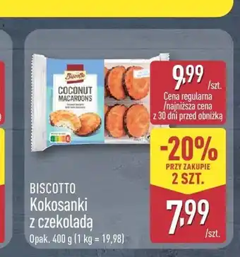 ALDI Kokosanki z czekoladą Biscotto oferta