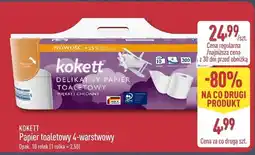 ALDI Papier toaletowy 4-warstwowy Kokett oferta