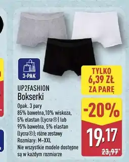 ALDI Bokserki Up2Fashion 3-pak oferta