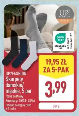 ALDI Skarpety męskie 5-pak UP2FASHION oferta