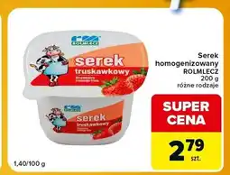 Carrefour Express Serek homogenizowany Rolmlecz truskawkowy oferta
