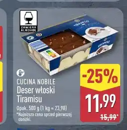 ALDI Deser włoski Tiramisu Cucina Nobile oferta