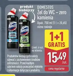 ALDI Żel do WC Domestos Zero Kamienia Blue oferta