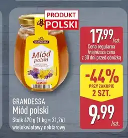 ALDI Miód polski Grandessa oferta