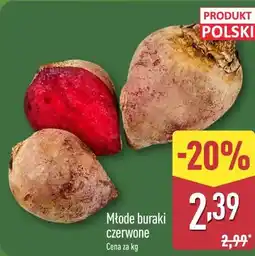 ALDI Młode buraki czerwone oferta