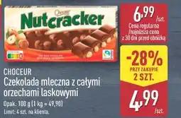ALDI Choceur Czekolada mleczna z całymi orzechami laskowymi oferta