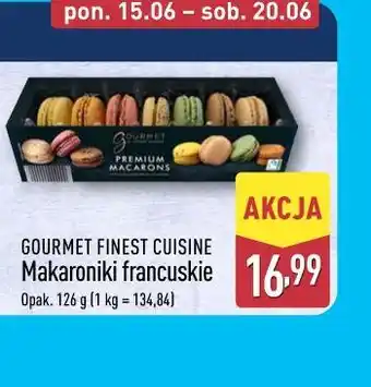 ALDI Gourmet Finest Cuisine Makaroniki francuskie oferta