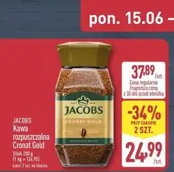 ALDI JACOBS Kawa rozpuszczalna Cronat Gold oferta