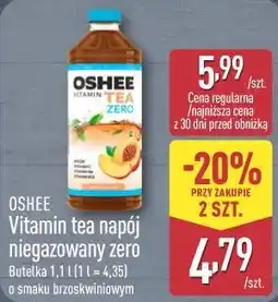ALDI Oshee Vitamin tea napój niegazowany zero oferta