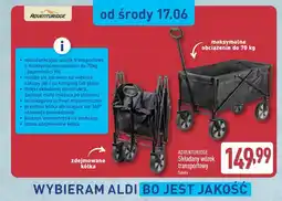 ALDI ADVENTURIDGE Składany wózek transportowy oferta