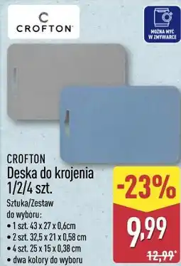 ALDI CROFTON Deska do krojenia 1/2/4 szt oferta