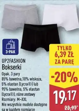 ALDI UP2FASHION Bokserki oferta