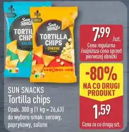ALDI Sun Snacks Tortilla chips oferta