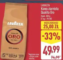 ALDI Lavazza Kawa ziarnista Qualita Oro oferta