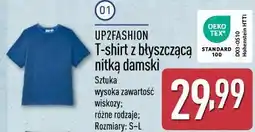 ALDI UP2FASHION T-shirt z błyszczącą nitką damski oferta