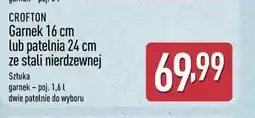 ALDI CROFTON Garnek 16 cm lub patelnia 24 cm ze stali nierdzewnej oferta