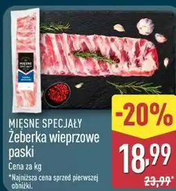 ALDI Żeberka wieprzowe paski oferta