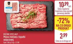 ALDI Mięso mielone z łopatki wieprzowej oferta