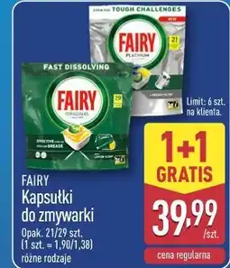 ALDI FAIRY Kapsułki do zmywarki oferta