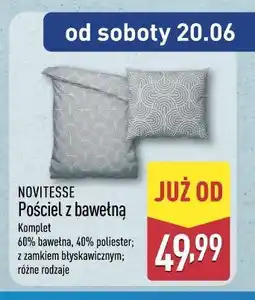 ALDI NOVITESSE Pościel z bawełną oferta