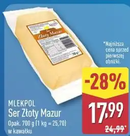 ALDI MLEKPOL Ser Złoty Mazur oferta