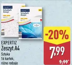 ALDI EXPERTIZ Zeszyt A4 oferta