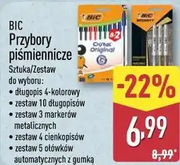 ALDI BIC Przybory piśmiennicze oferta