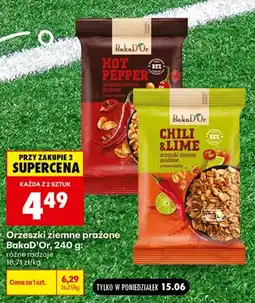 Biedronka Orzeszki ziemne prażone BakaD'Or Hot Pepper oferta
