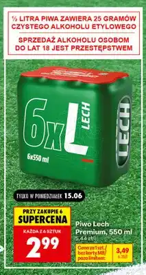 Biedronka Piwo Lech Premium 6-pak oferta
