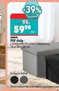 Biedronka Puf składany wym. 76 x 38 cm Smukee Home oferta