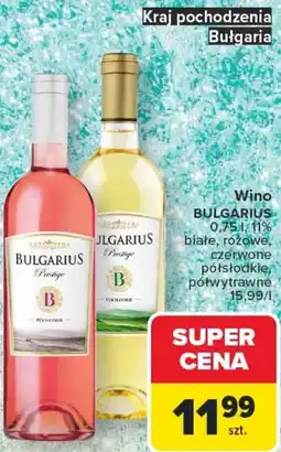 Carrefour Wino Bulgarius Prestige oferta