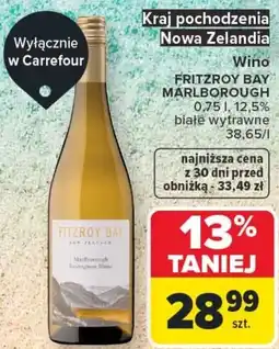 Carrefour Wino Fritzroy Bay Marlborough oferta