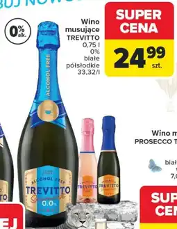 Carrefour Wino musujące TREVITTO 0% alk oferta