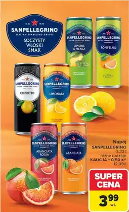 Carrefour Napój SANPELLEGRINO oferta
