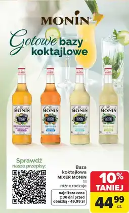 Carrefour Baza koktajlowa MIXER MONIN oferta
